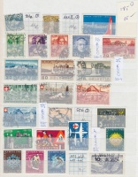 Svájc kis tétel sok feláras sorral, jobb sorokkal és értékekkel közepes berakó 5 oldalán. Minden oldal fotózva! (Mi EUR 1.740.-)