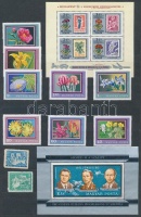 Postatiszta magyar gyűjtemény a 70-es évek elejéről, közte bélyegzett magyar és vegyes külföldi bélyegek is, 12 lapos Philux berakóban