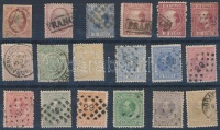 Hollandia 1852-1872 18 db klf klasszikus bélyeg