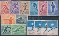 Olasz Szomália 1958 Olimpia sor Mi 340-349 + Szomália 1964 Olimpia sor Mi 60-63