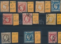Románia 1868-1872 10 db bélyeg