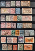 Francia gyarmatok összeállítás 1892-1960 ~770 db különféle bélyeg 10 lapos közepes berakóban