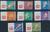 1963 Téli olimpia (II.) vágott sor (3.500)