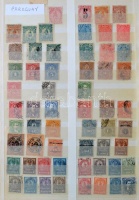 Venezuela, Paraguay ~2312 klf bélyeg, benne klasszikusok, sorok, felülnyomott és önálló értékek 24 lapos A/4-es berakóban