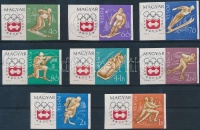1963 Téli olimpia (II) vágott sor (3.500)