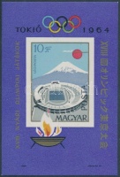 1964 Olimpia Tokió vágott blokk (4.000)