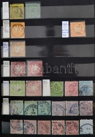 Württemberg gyűjtemény 1851-1919 Teljes sorok, változatok, erős Hivatalos rész, 10 lapos közepes berakóban (Mi EUR ~5.000.-)
