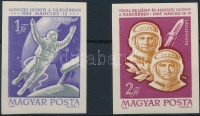 1965 Nyugodt Nap Éve vágott sor + 1965 Voszhod 2 vágott sor (6.000) (1Ft törések / creases)