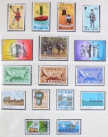 Európa CEPT néhány bélyeg híján teljes gyűjtemény 1970-1980 Lindner falcmentes előnyomott albumban / Almost complete collection 1970-1980 in hingeless album