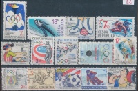 Csehszlovákia 1993-2006 Sport összeállítás 14 klf érték (7 pecsételt)