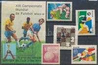 Brazilia, Chile 1966-1990 Sport összeállítás 5 klf önálló érték + 1 blokk