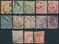 1871 Sorozat színváltozatokkal (518.000) (vegyes minőség / mixed quality)