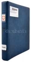 Lindner Svájc 1983-1988 színes előnyomott, falcmentes album gyűrűs, kék borítóval