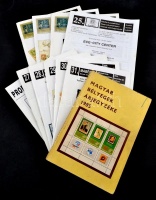 9 db magyar bélyeg árverési katalógus 2003-2006 időszakból + Magyaar bélyegek árjegyzéke 1985
