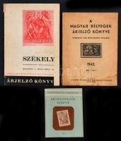 Surányi László: Bélyeggyűjtők könyve (1954) + A magyar bélyegek árjegyző könyve (1954) + Székely árjegyző könyv (1938)