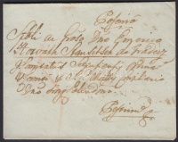 1791 Portós levél / Unpaid cover Posonio - Pestini
