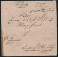 1818 Franco 2 x 'Temesvár' - Ungarisch Altenburg