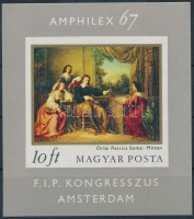 1967 Festmény (II) vágott blokk (4.000)