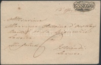 1836 Portós levél / unpaid cover  'ESSEGG' - Istvándi