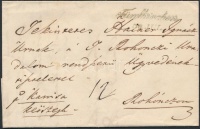 ~1839 Portós levél 'Fünfkirchen' - 'GÜNS'