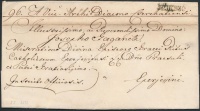 ~1840 Ex offo levél 'SZIKSZÓ' (hátoldal hiányos) (Gudlin 150 pont)