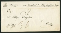 1844 Ex offo 'v.EPERIES' - 'OLLMÜTZ'