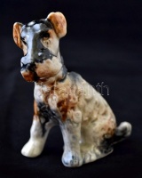 Porcelán foxi, kézzel festett, hibátlan, jelzés nélkül, m: 10 cm