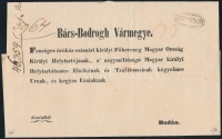 1847 Ex offo 'ZOMBOR' - Buda