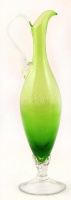 Dekoratív kiöntő, hibátlan, jelzés nélkül, fújt, m:34 cm