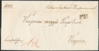 1848 Hivatalos levél a Vallás és Közoktatás Minisztériumától 'OFEN' - Veszprém
