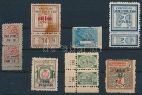 1919-1963 9 db klf illeték-, tagsági- és takarékbélyeg