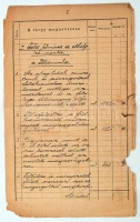 1903 Költség leszámítolás 24x30f illetékbélyeg lerovással