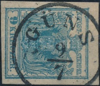 1850 9kr HP III. jó / óriási szélekkel 'GÜNS'