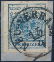 1850 9kr MP III. teljes / óriási szélekkel 'NEU-VERBÁSZ'