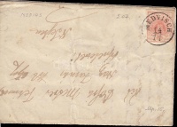 1851 3kr HP I levélen / On cover 'MEDVISCH' - 'HERRMANNSTADT' - 'NAGYSELYK'