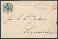 1856 9kr levélen / on cover 'TEMESVÁR' - 'HERRMANNSTADT'