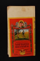 Kirándulók térképe sorozat: Soproni hegység. Magyar Földrajzi Intézet. Jó állapotban