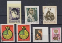 1980-1981 7 db vágott bélyeg