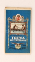 Duna Vác Esztergom vízisporttérkép, Magyar Királyi Állami Térképészeti Intézet 24x192 cm. Szép állapotban