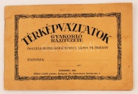 1928 Térképvázlatok gyakorló rajzfüzete. Összeáll.: Kogutowicz Lajos. Bp., Kókai Lajos. 'Tiszteletpéldány' bélyegzővel. Kicsit kopott papírkötésben, egyébként jó állapotban.
