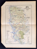 Torontál megye térképe, Gönczy Pál - Kogutowicz Manó: Magyarország megyéinek kézi atlasza. Tervezte: - -, rajzolta: - - Bp. (1890.) Posner Károly Lajos és fia. Sarok levágva, 56x45cm