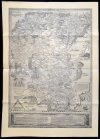 Nova descriptio totius vnga riae, 1553, reprint, szép állapotban, 88x64cm