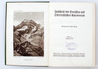 Zeitschrift des Deutschen und Österreichisen Alpenverein. 1924. Innsbruck, 1924. Verlag des D. und Ö. Alpenvereins. Nagyon sok képpel. Egészvászon kötésben, szép állapotban / With many illustrations, in  full linen binding, in nice
