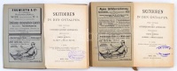 Biendl, Hans (Hrsg.) und Alfred v. Radio-Radis: Skitouren in den Ostalpen. Band I. II. 
Wien, 1906. Adolf Holzhausen, Egészvászon kötésben / In painted full linen binding