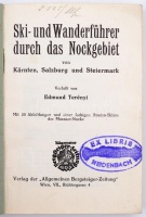 Terenyi, Edmund: Ski- und Wanderführer durch das Nockgebiet von Kärnten, Salzburg und Steiermark. Mit 20 Abbildungen und einer farbigen Routen-Skizze der Murauer-Nocke.
Wien, 1933. Verlag der 'Allgemeinen Bergsteiger-Zeitung'