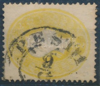 1861 2kr sárga / yellow 'PESTH'