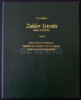 Zádor István 7 darab eredeti rézkarca Jeruzsálemről. Számozott album. Szolnok, 1995. Viktoria Kft. 1 lev. 7 t. (rézkarcok). 14 hártyapapír előzékkel. A rézkarcokat sokszorosította Pataky Béla grafikusművész, az albumokat