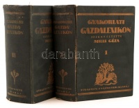 Gyakorlati gazdalexikon. Százkét munkatárs működésével szerk.: Mille Géza, Mayer János. 1-2. kötet.
Bp. [1927.] Sylvester ny., XV., 587 l., 2 lev., 25 t. (14 színes) ; XV., 593-1452 l., 2 lev., 7 t. (3 színes). Mindkét kötet gazdag