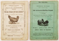 Anleitung zur Aufzucht der Hühner, Hähne und Kapaunen: Aufzucht, Vermehrung und Mästung in Stadt und Land, sowie über Hühnerzucht im Allgemeinen : ein Haus-, Hilfs- und Wirtschaftsbuch I-II. (Útmutató tyúkok, kakasok és kappanok