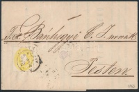 1863 2kr sárga / yellow nyomtatványon teljes tartalommal / on printed matter with full contetnt 'DEBRECZIN' - Pest